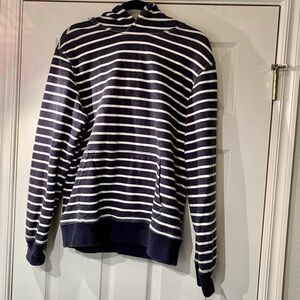 American Eagle Hoodie Adult Medium Blue Striped Classic Fit Men